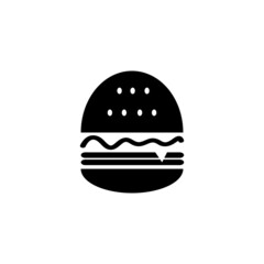  burger icon illustration design