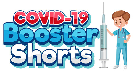 Booster shorts covid 19 vaccine logo