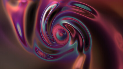 Abstract textural metallic background with spiral.