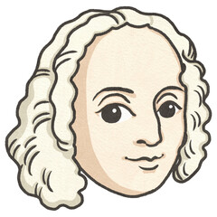 ヴィヴァルディのイラスト