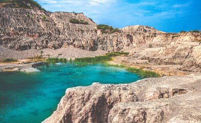 Fototapeta premium Blue lake the Grand Canyon