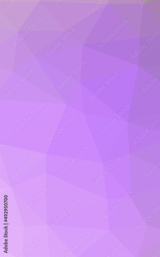 Wall mural vibrant pink background with triangular polygons. abstract low poly design.
