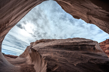 Inside the Nautilus Formation, Paria Canyon and Vermilion Cliffs National Monument, Utah