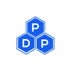 PDP letter logo design on White background. PDP creative initials letter logo concept. PDP letter design. 