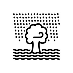 Black line icon for nevertheless