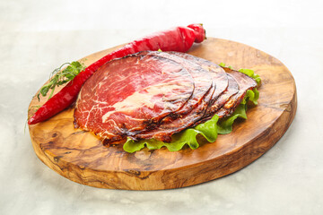 Dried pork neck meat snack