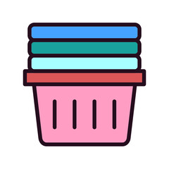 Laundry Basket Icon