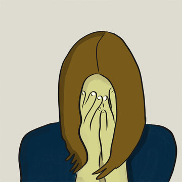 Femme d&eacute;sesp&eacute;r&eacute;e
