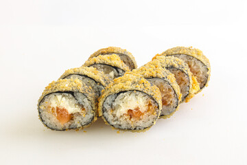 Japanese tempura roll with fish