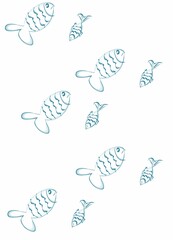 pattern with birds and feathers