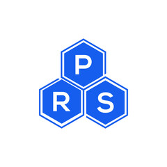 PRS letter logo design on White background. PRS creative initials letter logo concept. PRS letter design. 