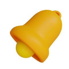 Notification Icon 3D Rendering