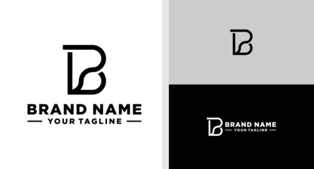 PB LOGO MONOGRAM LINE EDITABLE