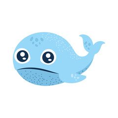 cute whale animal