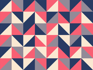 Abstract geometric background with squares, triangles. Geometry minimalistic composition template. Design for banner, flyers, print, poster, wallpaper.