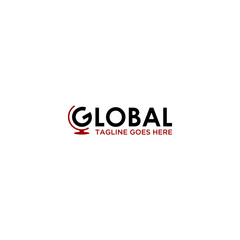 World / global logo design template