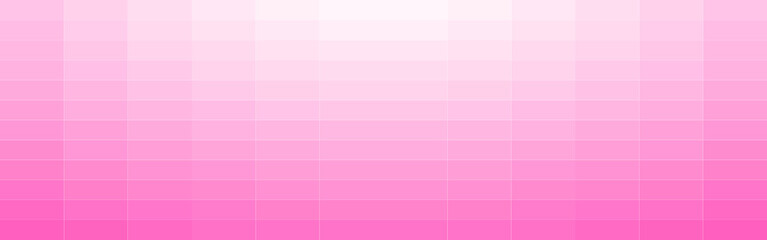 Abstract white and pink gradient rectangle mosaic banner background. Vector illustration.