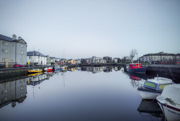 boats in the harbor