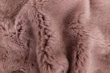 Leather fabrics obtained from natural animals, not yet processed. colored leather pieces hanging
