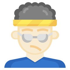 SUNGLASSES flat icon,linear,outline,graphic,illustration