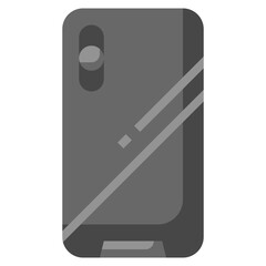 smartphone flat icon,linear,outline,graphic,illustration