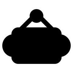 signboard glyph icon