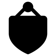 signboard glyph icon