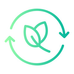 ecology gradient icon