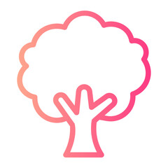 tree gradient icon