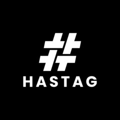 modern hastag logo design