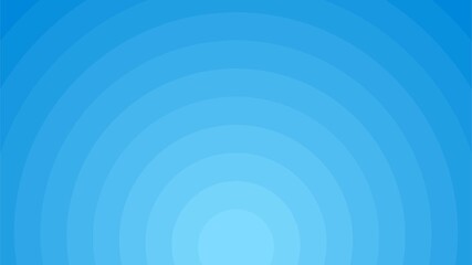 Concentric blue background. Gradation sky. Vector stock illustration