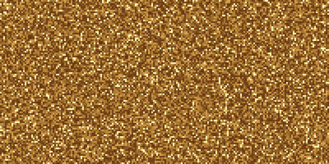 Abstract Golden Spotted Pixelated Background Design, Pattern in Editable Vector Format