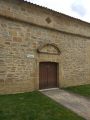 La localidad de Navarrenx en Francia, con su recinto fortificado.