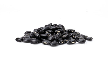 Black bean isolated on white
