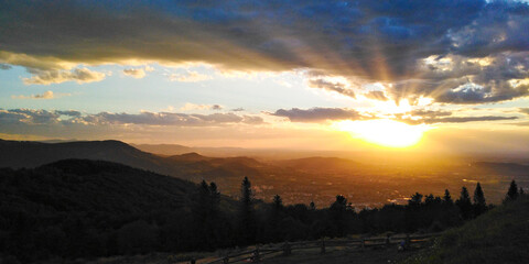 Sunset in Beskids © Piotr