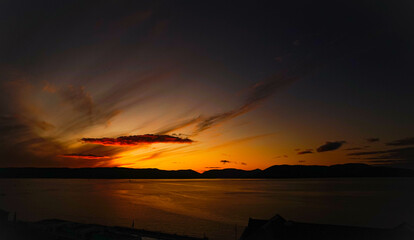 Scottish River Sunset
