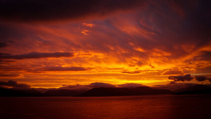 Scottish River Sunset