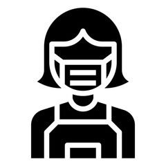 CLERK glyph icon,linear,outline,graphic,illustration