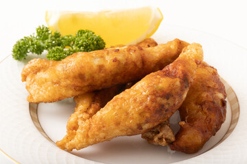 鶏皮餃子　鶏皮ギョーザ　(揚げ)
