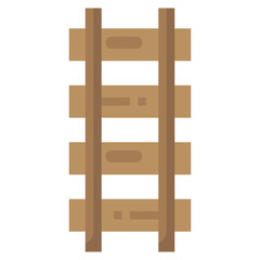 RAILWAY flat icon,linear,outline,graphic,illustration