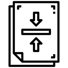 CENTER ALIGN line icon,linear,outline,graphic,illustration
