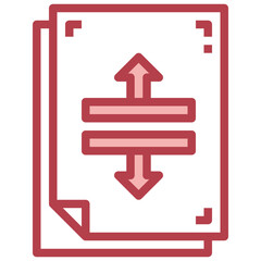 TEXT HEIGHT red line icon,linear,outline,graphic,illustration