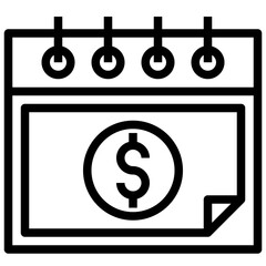 PAY DAY line icon,linear,outline,graphic,illustration