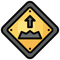 UNEVEN filled outline icon,linear,outline,graphic,illustration