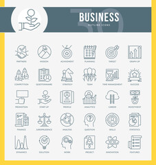 Business Outline Icons