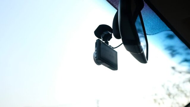 car camera with blur background
