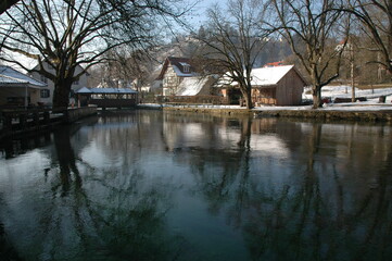Aach source near Aach; Germany; Baden Wurttemberg