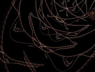 Imaginatory fractal abstract background Image