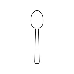 Spoon icon in line style