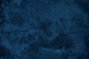 Old dark blue concrete wall as background
